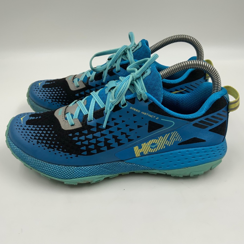 Hoka One One Speed Instinct 2 Womens Trail Running Shoes Blue US 7.5 - Picture 2 of 7
